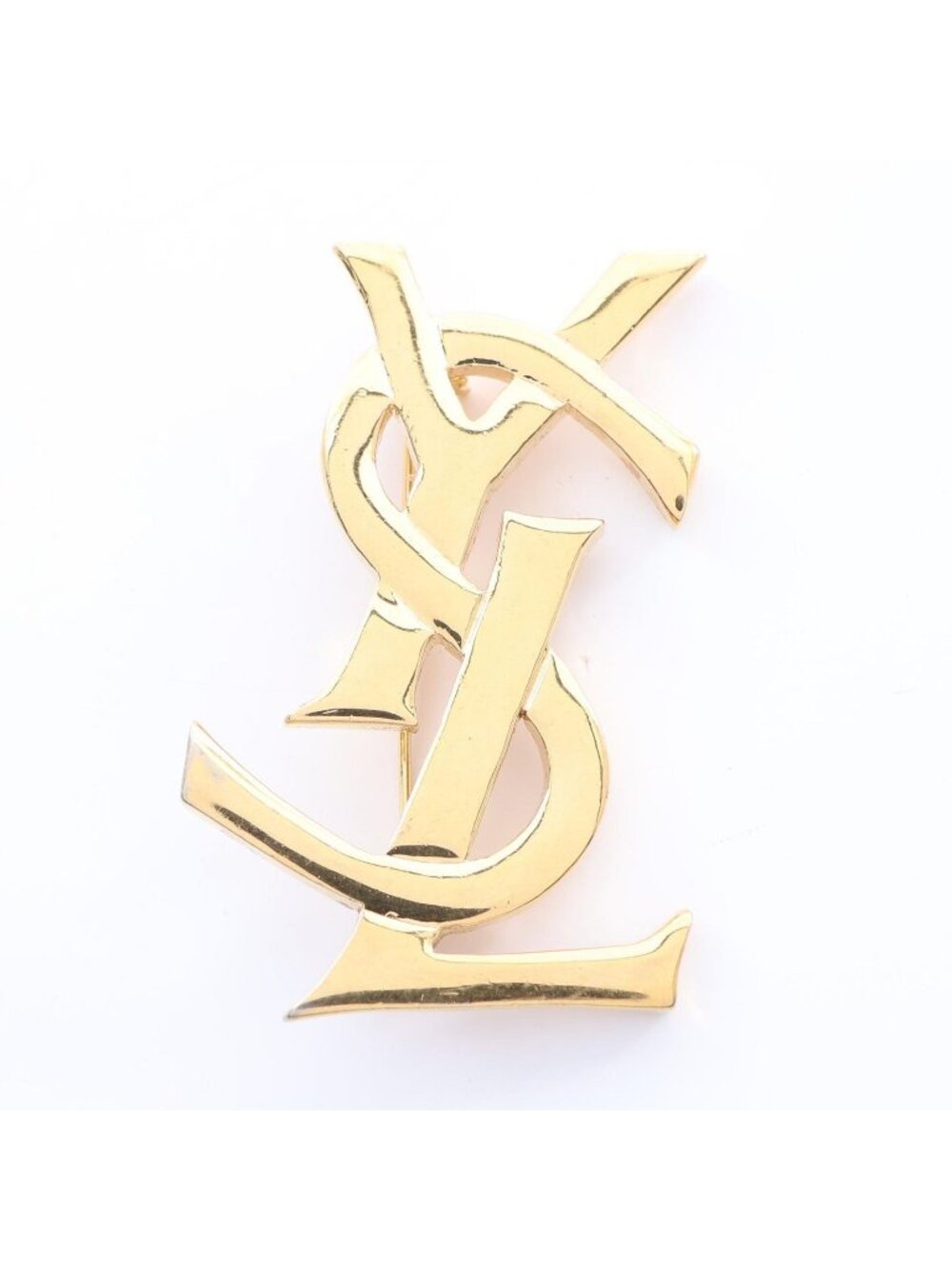 Saint Laurent Brooch Logo